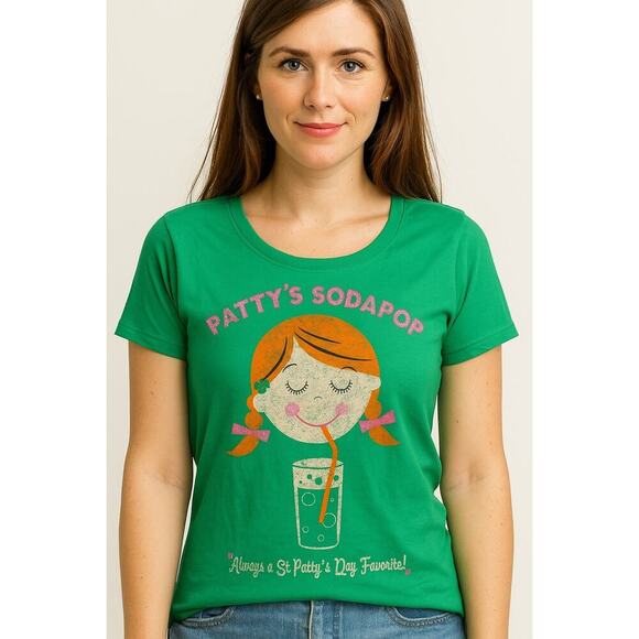 Target Women’s St. Patrick’s Day t-shirt Vintage 90s Y2K size Large - Picture 1 of 6